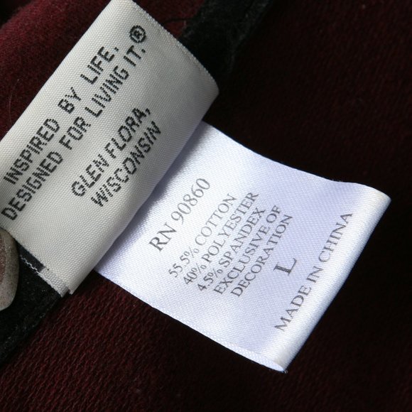 Artisans Apparel Jacket Maroon Black Embroidery LG - Picture 11 of 11
